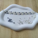 Starrybead | Midnight Pearlvine Glass Beaded Bracelet