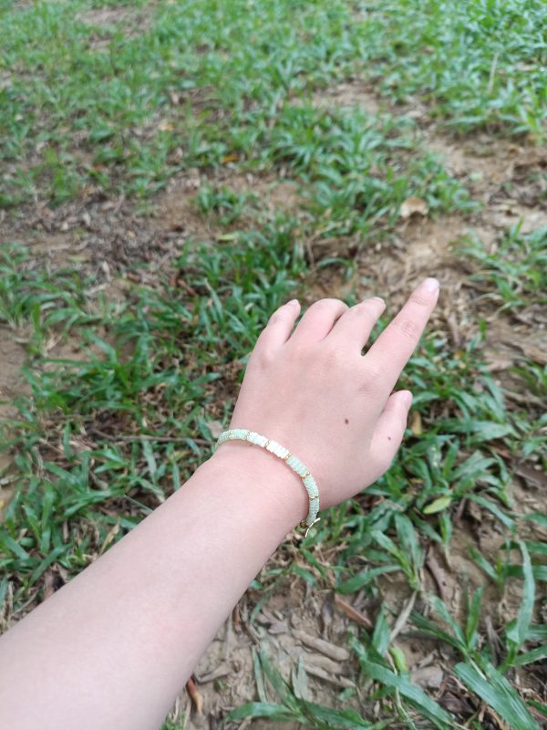 Starrybead | Mint Whisperline Bead Bracelet