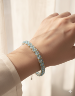 Starrybead | Azure Dream glass beaded bracelet