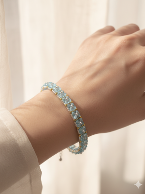 azure dream beaded bracelet