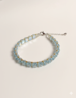 Starrybead | Azure Dream glass beaded bracelet