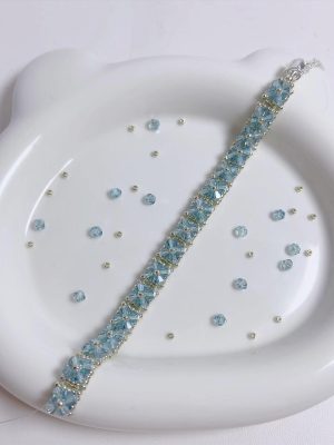Starrybead | Azure Dream glass beaded bracelet