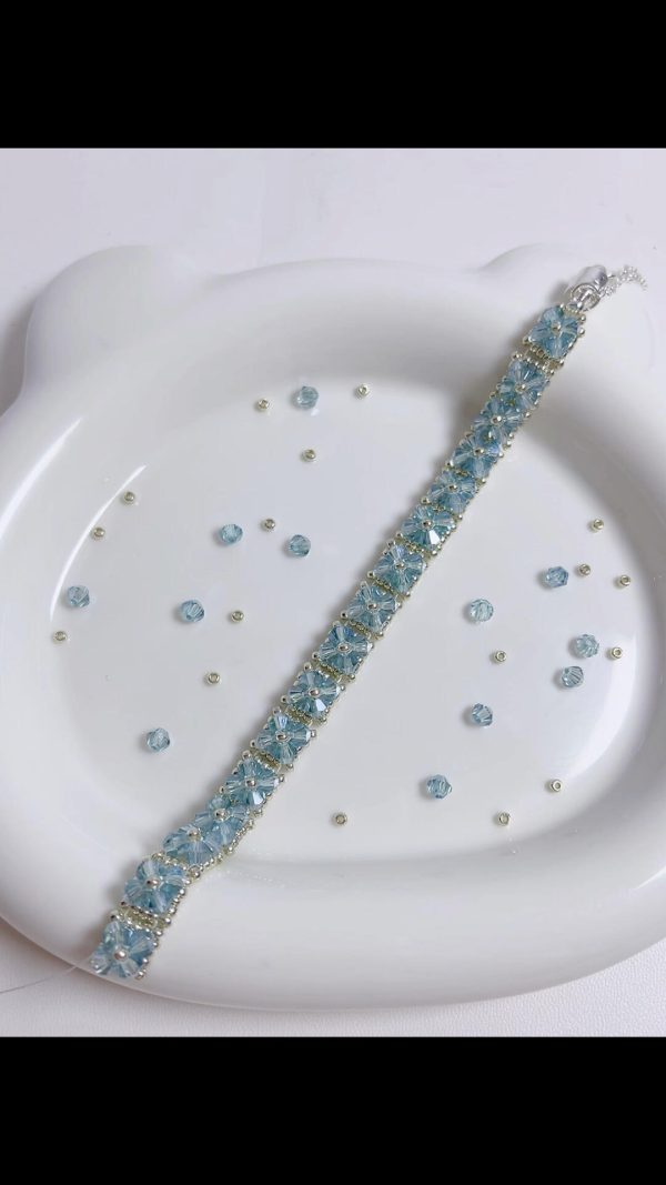 Starrybead | Azure Dream glass beaded bracelet