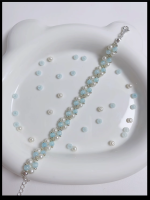 Starrybead | Baby Blue Dream Stretch Beaded Bracelet