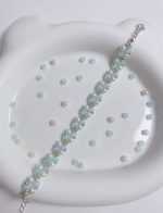 Starrybead | Baby Blue Dream Stretch Beaded Bracelet