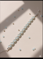 Starrybead | Baby Blue Dream Stretch Beaded Bracelet