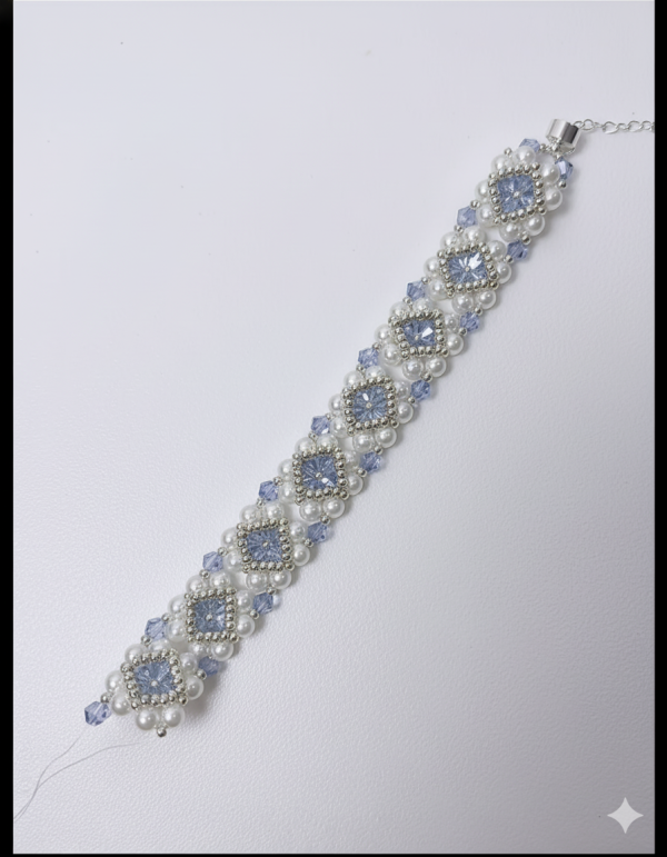 Starrybead | Blue Celeste Crystal Bead Bracelet for Women