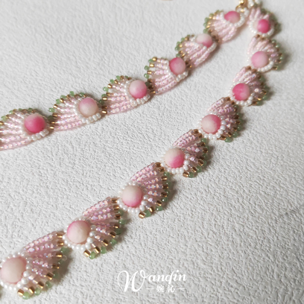 Starrybead | Blush Pink Ocean Shell Bead Jewelry Set