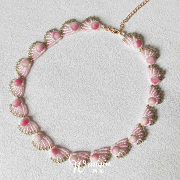 Starrybead | Blush Pink Ocean Shell Bead Jewelry Set