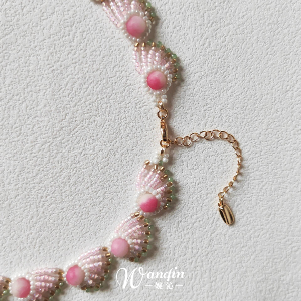 Starrybead | Blush Pink Ocean Shell Bead Jewelry Set