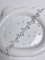 Starrybead | Celestine Sparkle Silver Bead Bracelet