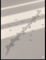 Starrybead | Celestine Sparkle Silver Bead Bracelet