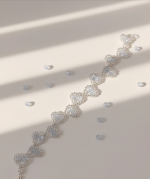 Starrybead | Celestine Sparkle Silver Bead Bracelet