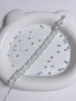 Starrybead | Cinderella's Whisper glass beaded bracelet