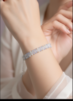 Starrybead | Cinderella's Whisper glass beaded bracelet