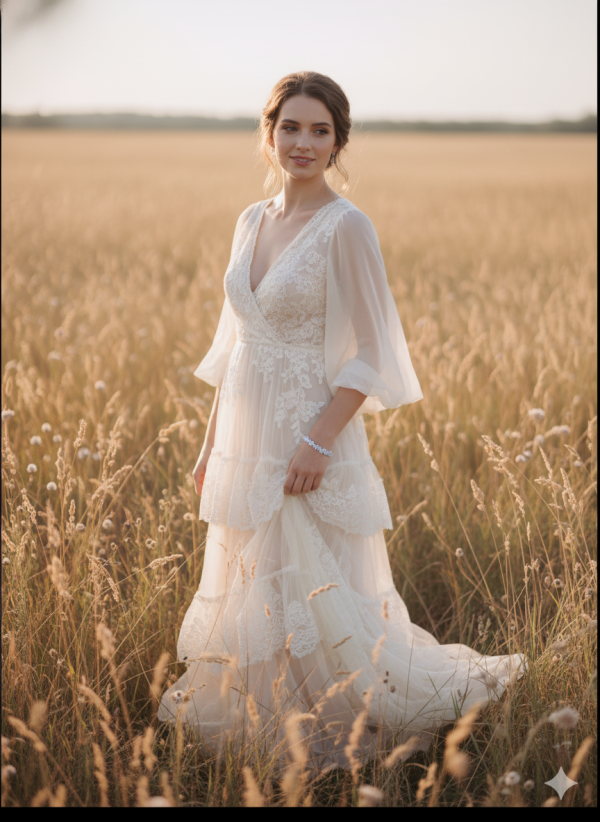 Starrybead | Cinderella's Whisper glass beaded bracelet