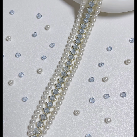 Starrybead | The Frost Queen's Pearls bead bracelet