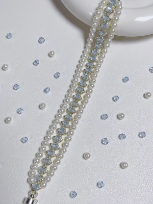 Starrybead | The Frost Queen's Pearls bead bracelet