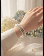 Starrybead | The Frost Queen's Pearls bead bracelet