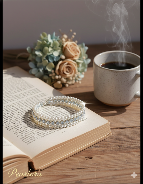 Starrybead | The Frost Queen's Pearls bead bracelet