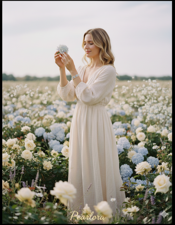 Starrybead | The Frost Queen's Pearls bead bracelet