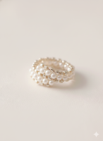 Starrybead | The Cloud of Pearls Beaded Ring
