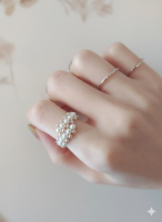 Starrybead | The Cloud of Pearls Beaded Ring