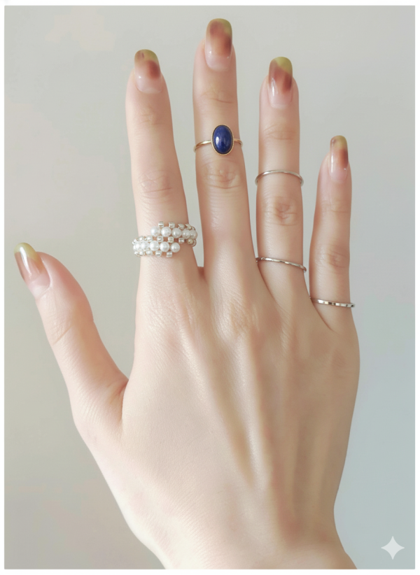 Starrybead | The Cloud of Pearls Beaded Ring