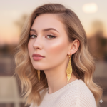 Starrybead | The Golden Diamond Weave Bead Earring