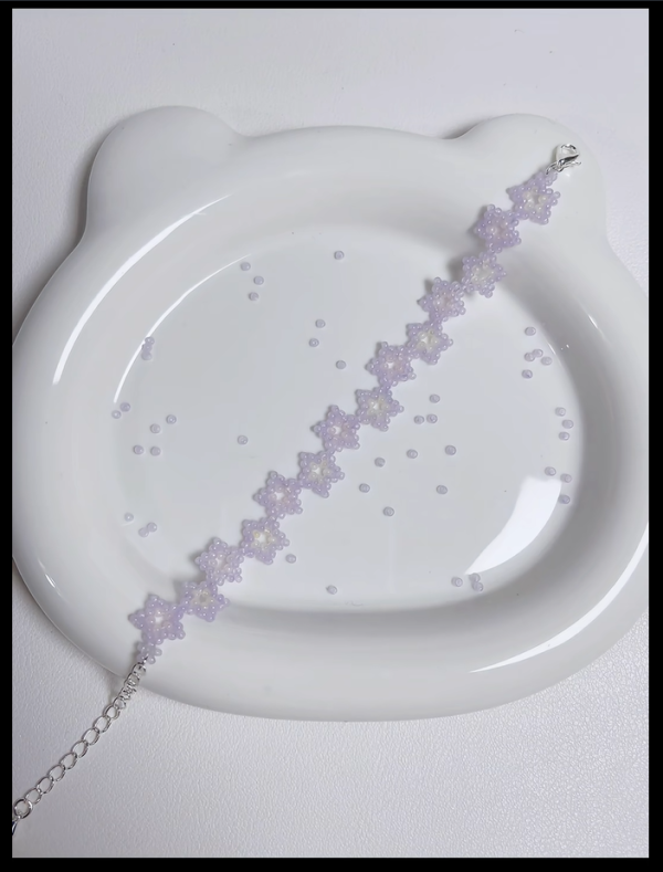 Starrybead | Lavender Starlight Colorful Beaded Bracelet