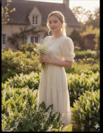 Starrybead | Lily of the Valley Path gold bead bracelet