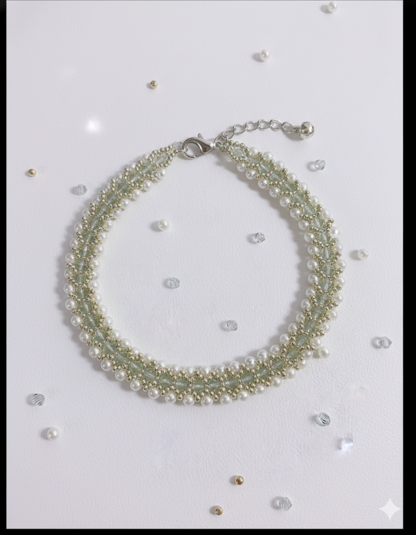 Starrybead | Lily of the Valley Path gold bead bracelet