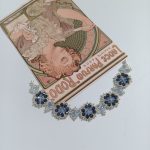 Starrybead | Midnight Dahlia Floral Bead Bracelet