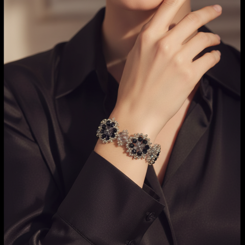 midnight-dahlia-black-bead-bracelet-03