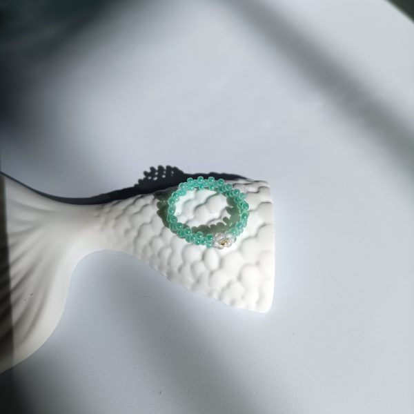 Starrybead | The Morning Mist Flower Bead Ring