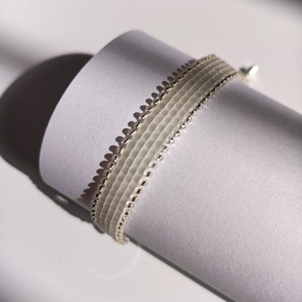 Starrybead | Stairway to the Moon Silver Bead Bracelet