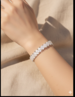 Starrybead | Stairway to the Moon silver bead bracelet
