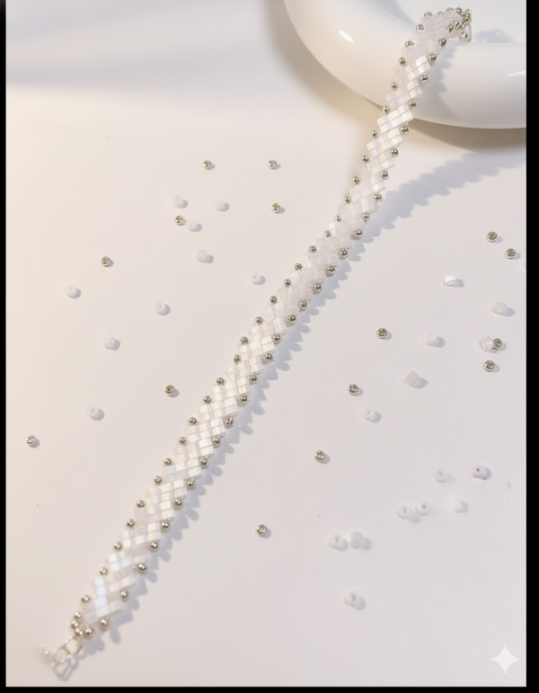 Starrybead | Stairway to the Moon silver bead bracelet