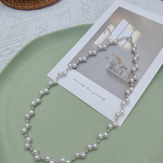 Starrybead | The Swan's Serenade silver bead necklace