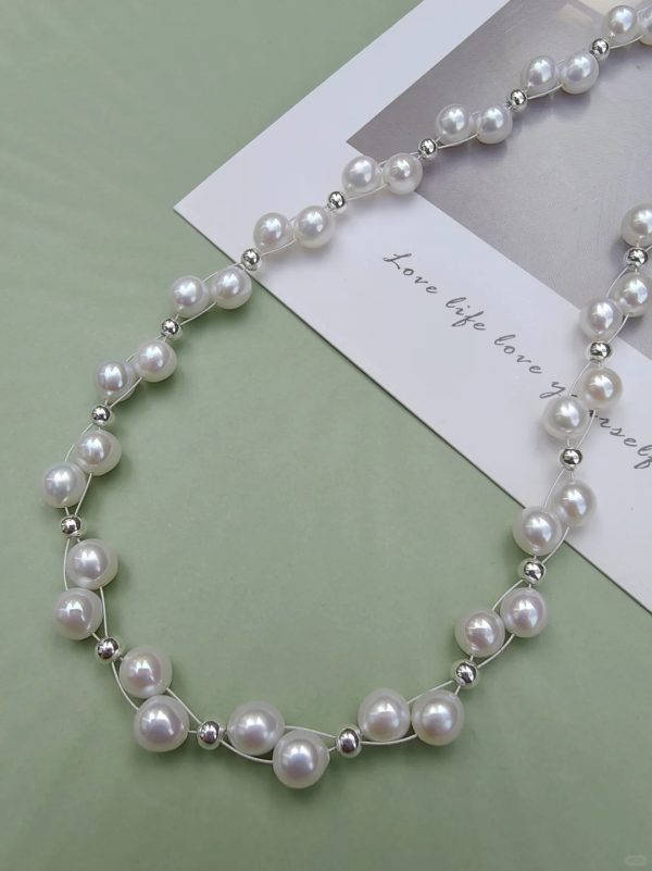 Starrybead | The Swan's Serenade silver bead necklace