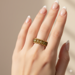 Starrybead | The Gilded Grove Ring gold beaded ring
