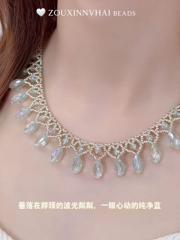 Starrybead | The Siren's Dewdrops silver bead necklace