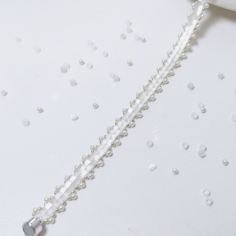 Starrybead | Whisper Pearl Beaded Chain Bracelet for Her