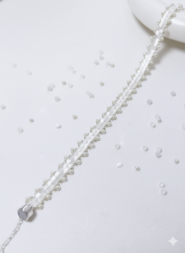 Starrybead | Whisper Pearl Beaded Chain Bracelet for Her