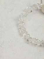 Starrybead Clear Quartz & Baroque Pearl Healing Bracelet - Amplify, Purify, Manifest