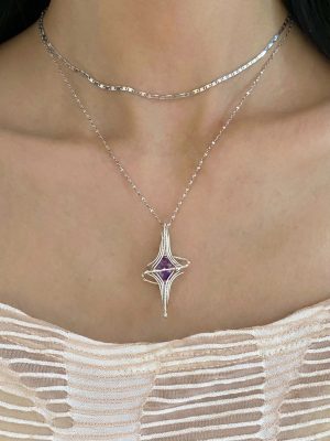 amethyst-healing-necklace-925-sterling-silver-wire‑wrapped-star-pendant-healing-jewelry-02