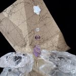 Starrybead Amethyst Crystal Pendulum - Natural Purple Amethyst Dowsing Pendulum Necklace, Calming Energy, Intuition & Spiritual Protection