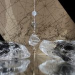 Starrybead Clear Quartz Crystal Pendulum - Natural White Quartz Dowsing Pendulum Necklace, Energy Cleansing & Clarity Healing Stone