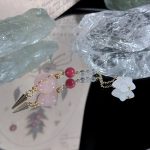 Starrybead Natural Stone & Crystal Pendulum - for Intuition, Calm, Grounding & Energy Cleansing