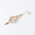 Starrybead Black Gold Super Seven Crystal Pendulum - High-Vibration Healing Stone for Protection, Clarity & Energy Alignment